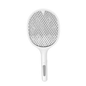 mosquito racket electric fly swatter powerful usb rechargeable grid 3 layer mesh home fly killer lamp
