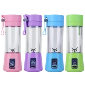 recargeable juicer blender 6 blades 380ml portable juicer cup & smoothie maker charging